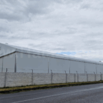 Montovaná skladová hala s prispôsobeným vjazdom pre techniku